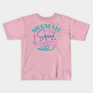 Mermaid Squad Kids T-Shirt